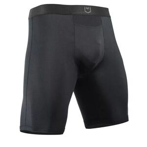 SHEATH V Men's 8" Boxer Briefs w/Horizontal Fly Medium- Black